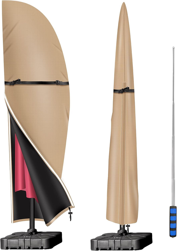 Garden Parasol Covers Outdoor Patio Umbrella Cover Waterproof Anti UV 420D