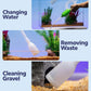 Aquarium Syphon Cleaner Vacuum Pump 3-in-1 Water Changer Gravel Washer Kit