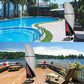 Garden Umbrella Cover Waterproof Parasol Silver fit up to 190*50*30cm