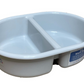 Neat Nursery Baby Newborn Infant Bath Bathing Top n Tail Wash Oval Bowl Grey