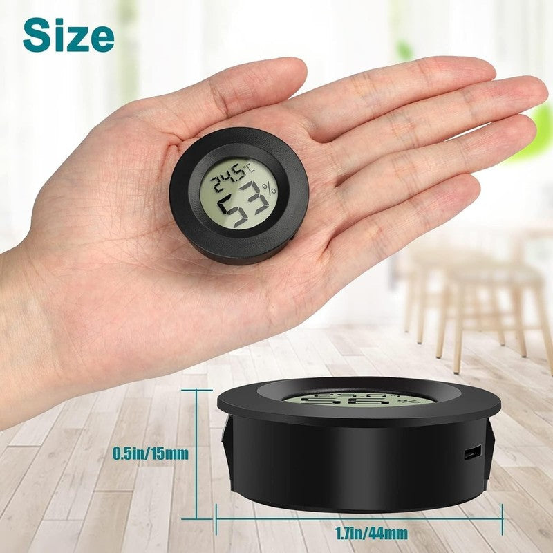 2Pack LCD Digital Hygrometer Thermometer Indoor Temperature Humidity Gauge