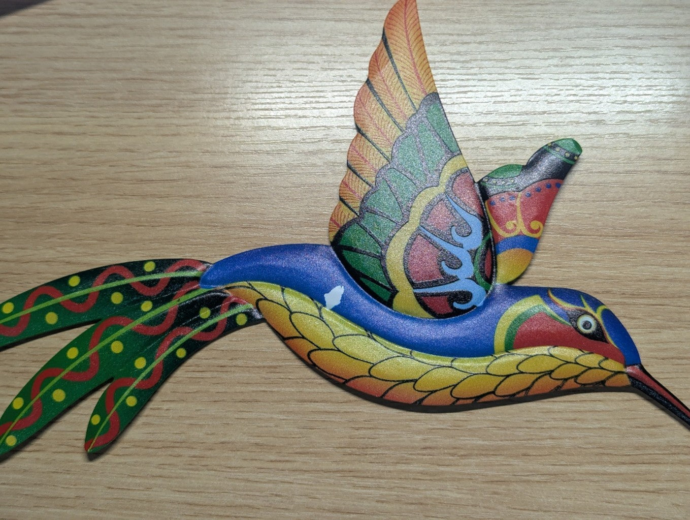 4Pcs Garden Wall Art Metal Hummingbird Outdoor Fence Hanging Yard Decorations