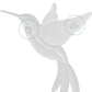 4Pcs Garden Wall Art Metal Hummingbird Outdoor Fence Hanging Yard Decorations