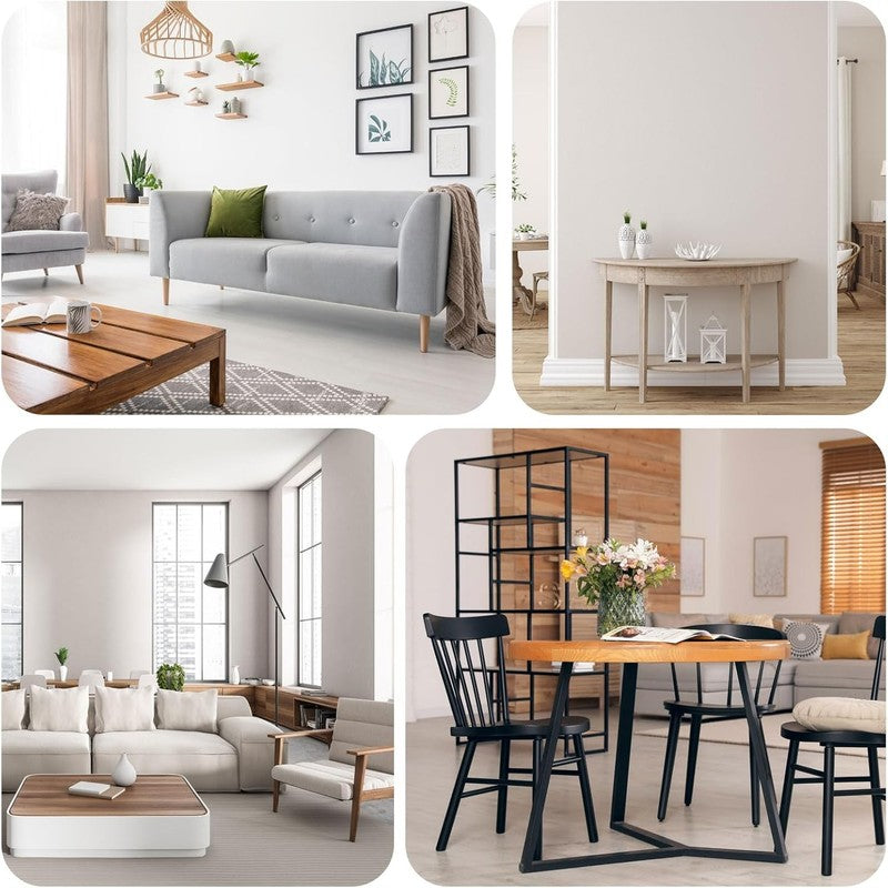 20Pcs Furniture Sliders PTFE Triangle Self Adhesive Chair Glides Floor Protector