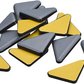 20Pcs Furniture Sliders PTFE Triangle Self Adhesive Chair Glides Floor Protector