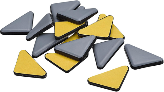 20Pcs Furniture Sliders PTFE Triangle Self Adhesive Chair Glides Floor Protector