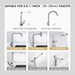 Stainless Steel Shower Soap Organiser Sponge Holder Kitchen Sink Caddy Silver