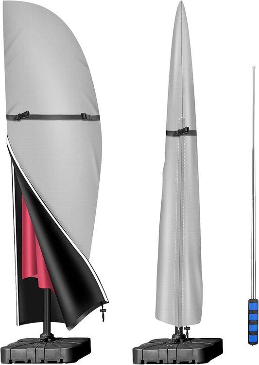 Garden Parasol Cover Waterproof Outdoor Patio Umbrella Anti-UV 420D 81X30X46Cm