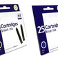 Universal Fountain Ink Pen Cartridge School Office Home Refill 25Pack