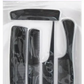 Hairdressing Comb Set 12 Pcs Black Barber Salon Hair Styling Cutting Tools