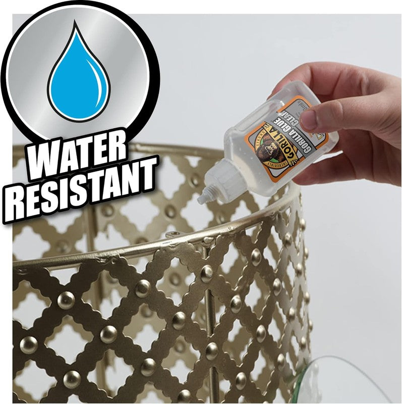 Gorilla Glue Clear 110ml All Purpose Strong Adhesive Wood Metal Ceramic Glass