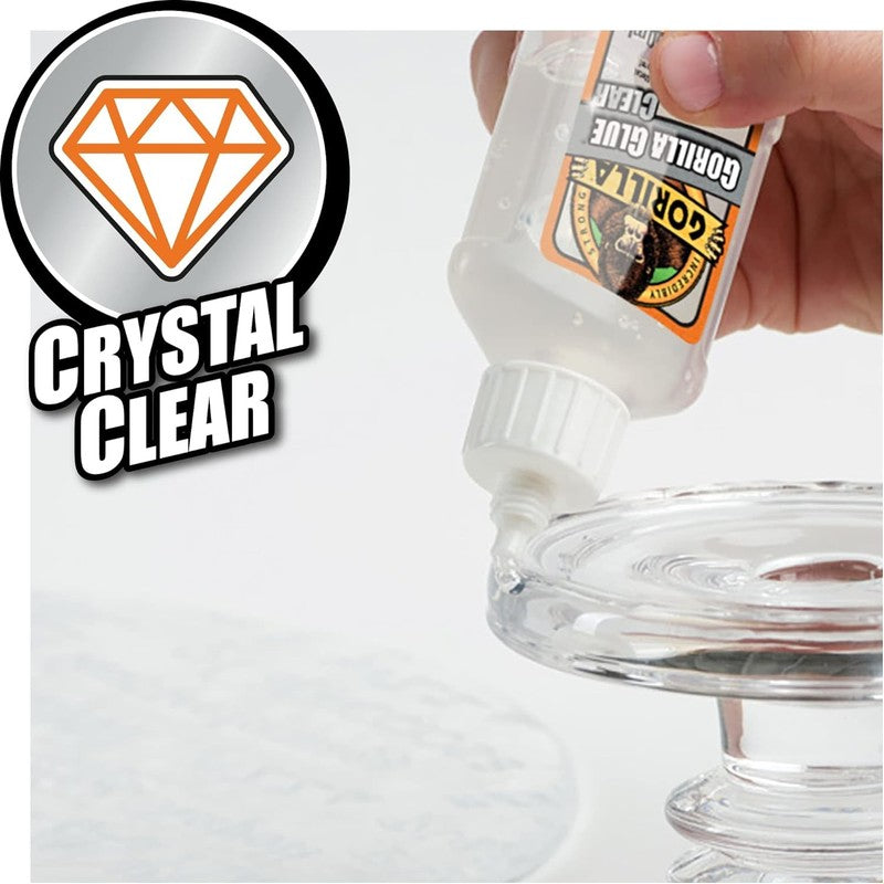 Gorilla Glue Clear 110ml All Purpose Strong Adhesive Wood Metal Ceramic Glass