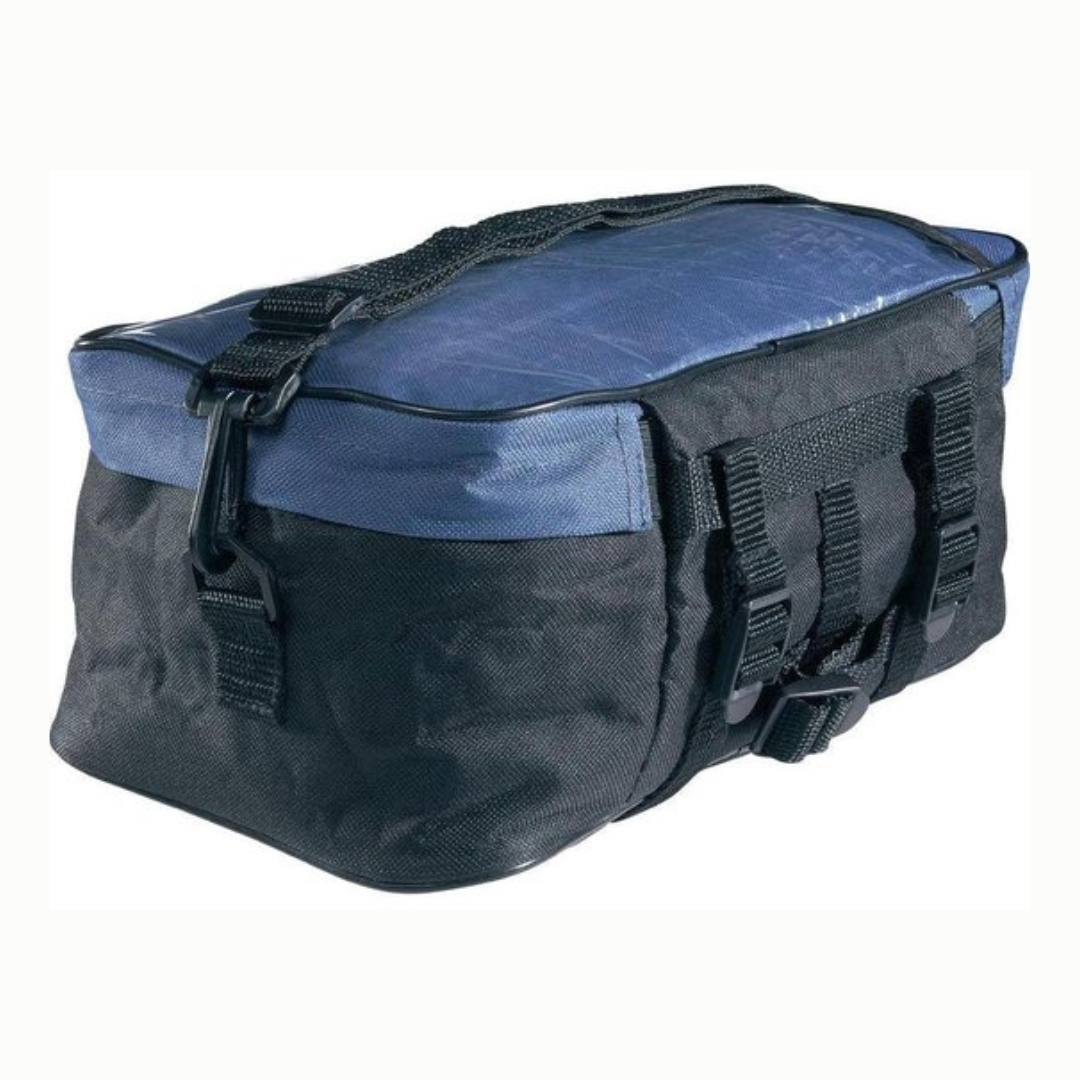 Bicycle Handlebar Bag Waterproof Blue / Black Front Frame Storage Pouch Cycling