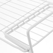 2Pcs Refrigerator Shelf Dividers Mesh Partition Freezer Closet Organizer White