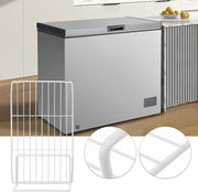 2Pcs Refrigerator Shelf Dividers Mesh Partition Freezer Closet Organizer White