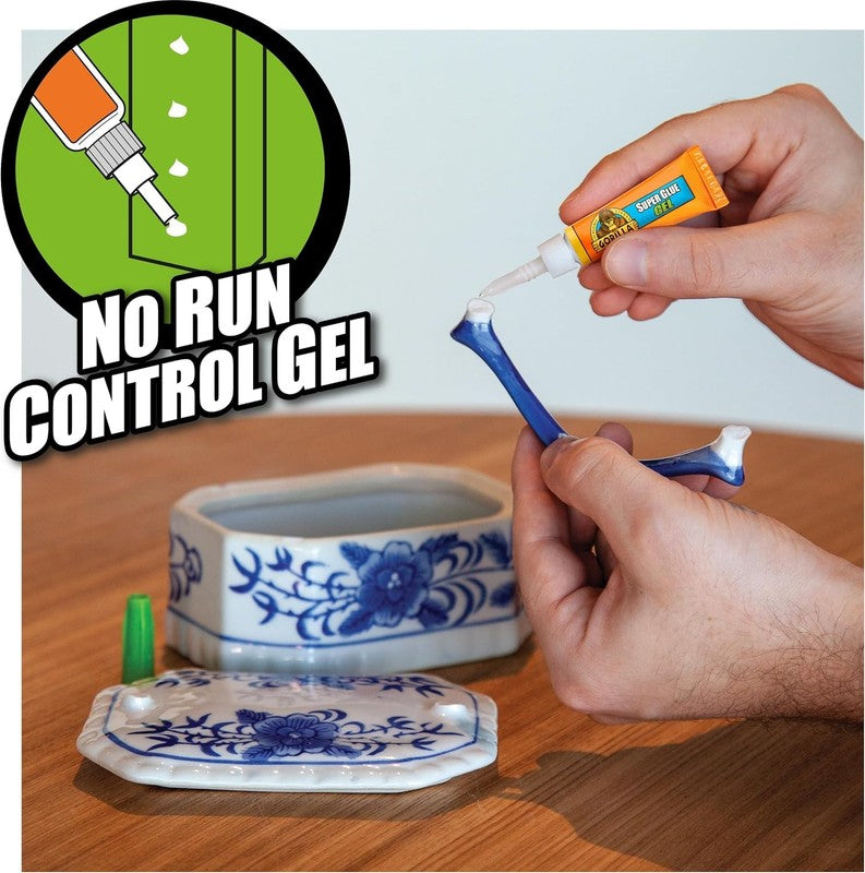 Gorilla Super Glue Gel 3g All Purpose No Run Strong Adhesive Repair