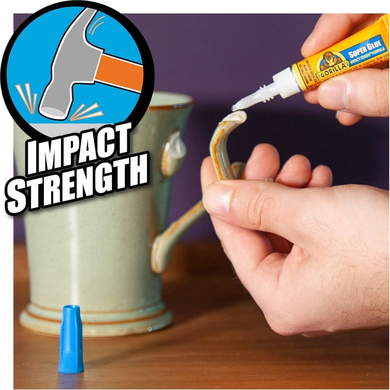 Gorilla Super Glue 15g Fast Setting Impact Tough All Purpose Strong Adhesive