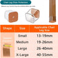 Silicone Chair Leg Protectors Floor Caps 20PCS Square Fit 13-19mm Small Unbranded