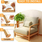 Silicone Chair Leg Protectors Floor Caps 20PCS Square Fit 13-19mm Small Unbranded