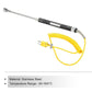K Type Thermocouple Temperature Probe Sensor Stainless Steel -58~932F 5.1Ft