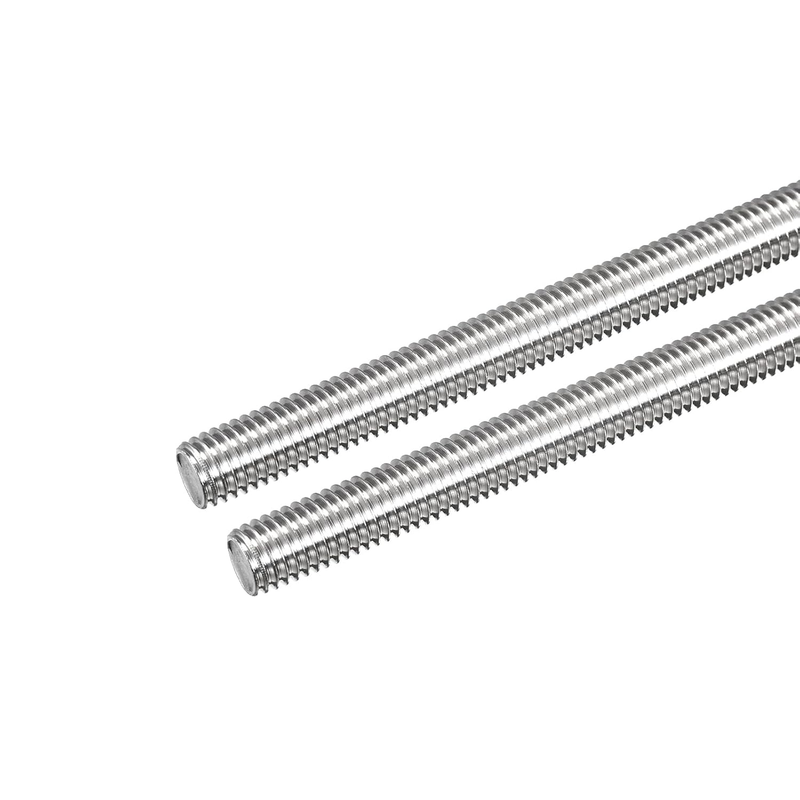 Stainless Steel Fully Threaded Rod M10 x 300mm 1.5mm Pitch Right Hand 2PCS