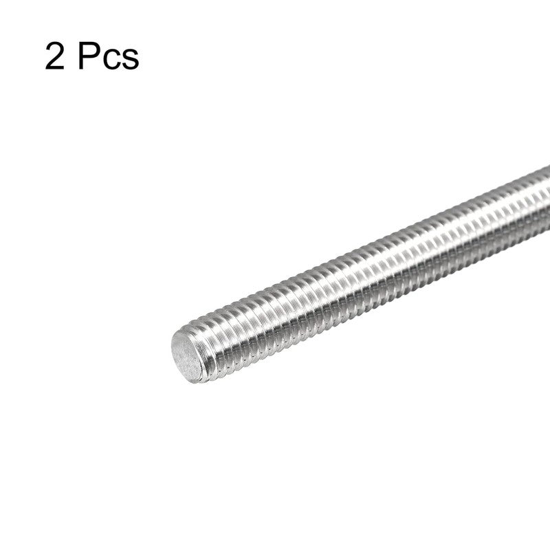 Stainless Steel Fully Threaded Rod M10 x 300mm 1.5mm Pitch Right Hand 2PCS