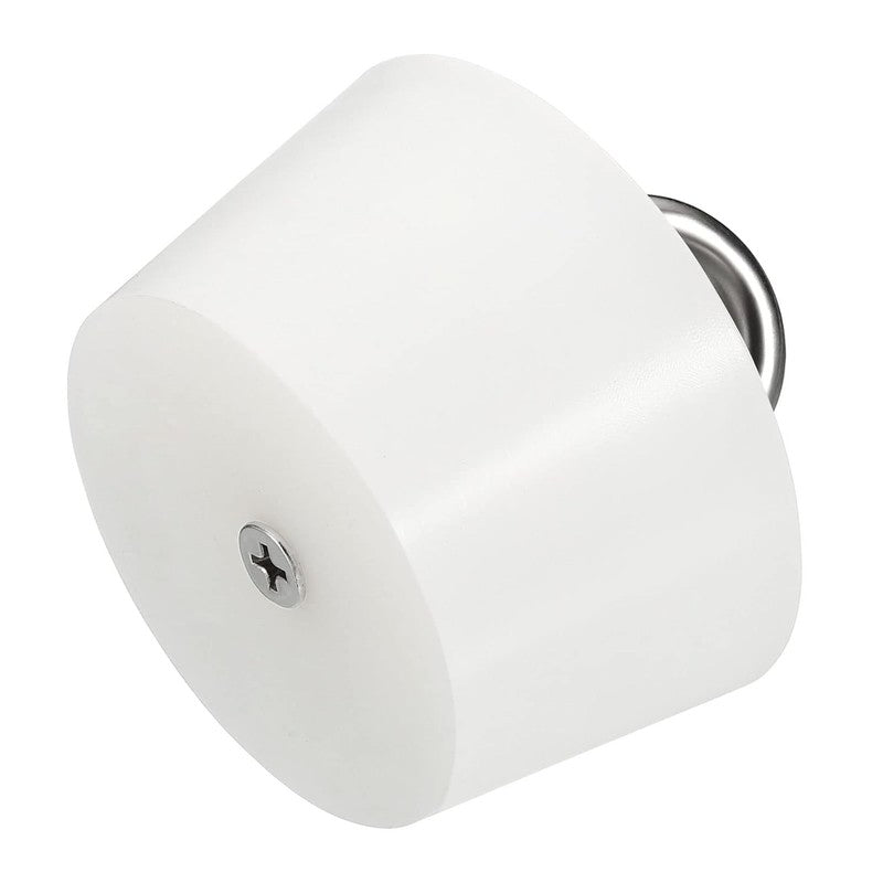 Silicone Rubber Tapered Plug 6073mm Solid Stopper Bung with Ring White