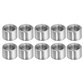 Round Coupling Nut M10x1mm Female Thread 10mm Sleeve Connector Rod 10PCS