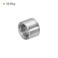 Round Coupling Nut M10x1mm Female Thread 10mm Sleeve Connector Rod 10PCS