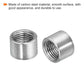 Round Coupling Nut M10x1mm Female Thread 10mm Sleeve Connector Rod 10PCS