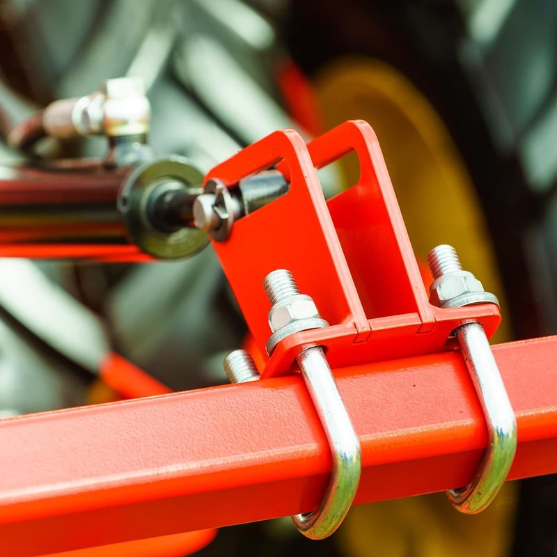 Square U-Bolts M8 304 Stainless Steel 72mm Width 70mm Length Nuts Plates 2pc