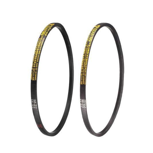 M-22 M-23 Drive V-Belt 22'' 23'' Rubber Power Transmission Belt 2PCS Industrial