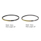 M-22 M-23 Drive V-Belt 22'' 23'' Rubber Power Transmission Belt 2PCS Industrial