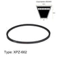 XPZ-662 Drive Belt 662mm Pitch 10x8mm Rubber V-Belt Power Transmission