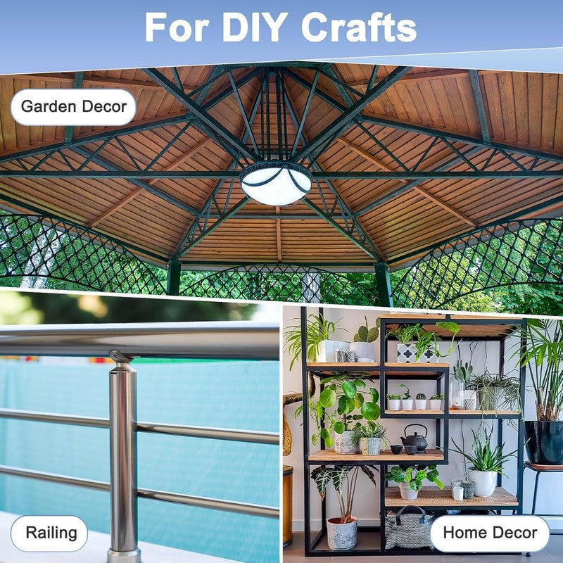 Aluminum Round Rod 3mm 300mm 20 Pack 6061 Solid Metal Bar Stock for DIY Craft