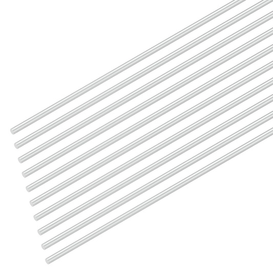 Aluminum Round Rod 3mm 300mm 20 Pack 6061 Solid Metal Bar Stock for DIY Craft