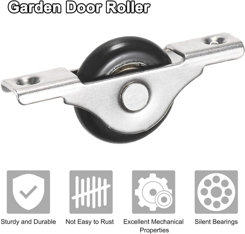 4 Pack Sliding Door Rollers 30mm Nylon Window Wheels Patio Screen Door Repair