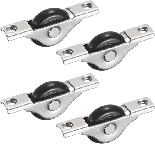 4 Pack Sliding Door Rollers 30mm Nylon Window Wheels Patio Screen Door Repair