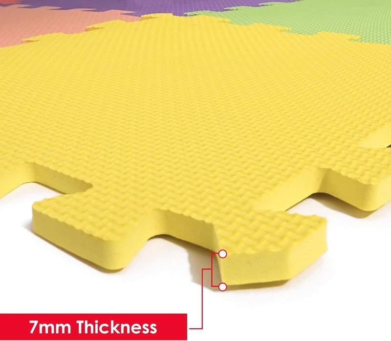 Soft EVA Foam Play Mat Baby Floor Tiles 29x29cm Interlocking Kids Playroom Mat