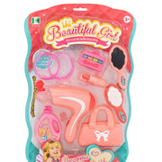 Girls Hair Beauty Play Set Kids Makeup Kit Perfume Dryer Toy Gift Set Unbranded