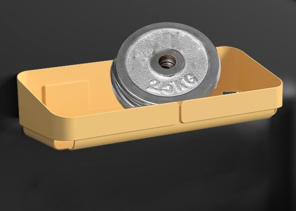 Shower Caddy Adhesive Shelves Plastic Bathroom Storage Rack Removable 2 Pack