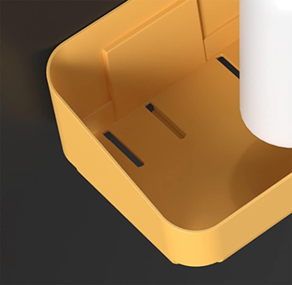 Shower Caddy Adhesive Shelves Plastic Bathroom Storage Rack Removable 2 Pack