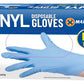Blue Disposable Gloves Powder Latex Vinyl Free Medical Work Tattoo 100 Pieces