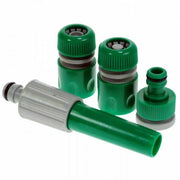 Garden Hose Pipe Water Spray Nozzle Gun Tap Connector Hosepipe Attachment Set Unbranded