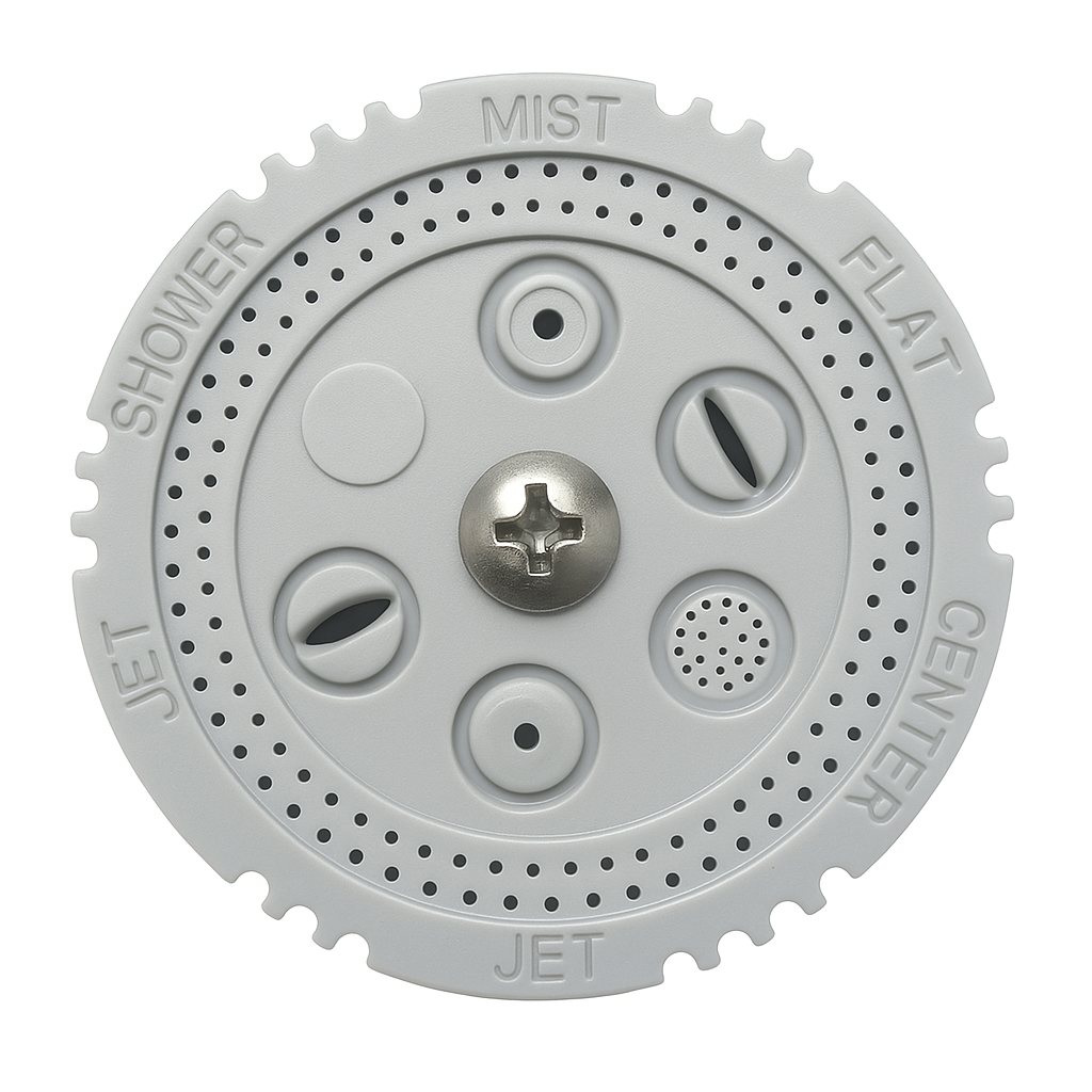 Spray Nozzle Water Hose Metal 6Dial Function Gun Water Sprayer Hoselock