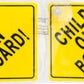 Baby On Board Child Window Safety Vehicle Suction Cup Decal Sign Pack of 2