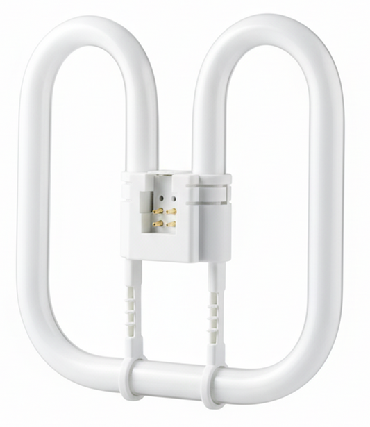 2D Fluorescent Light Bulb 38W 4 Pin Energy Saving Lamp Replacement Tube GR10Q