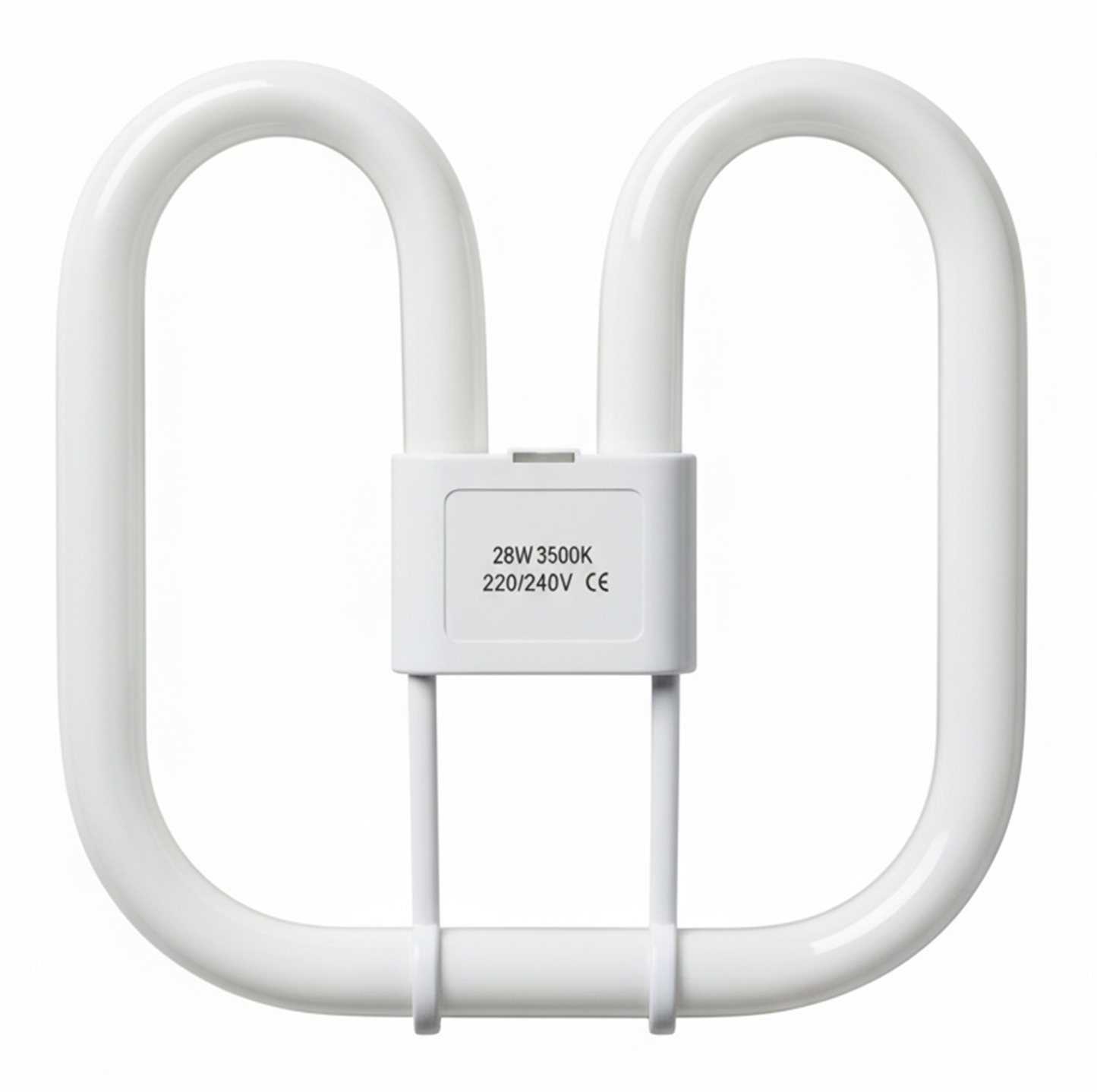 2D Fluorescent Light Bulb 28W 4 Pin Energy Saving Lamp Replacement Tube GR10Q