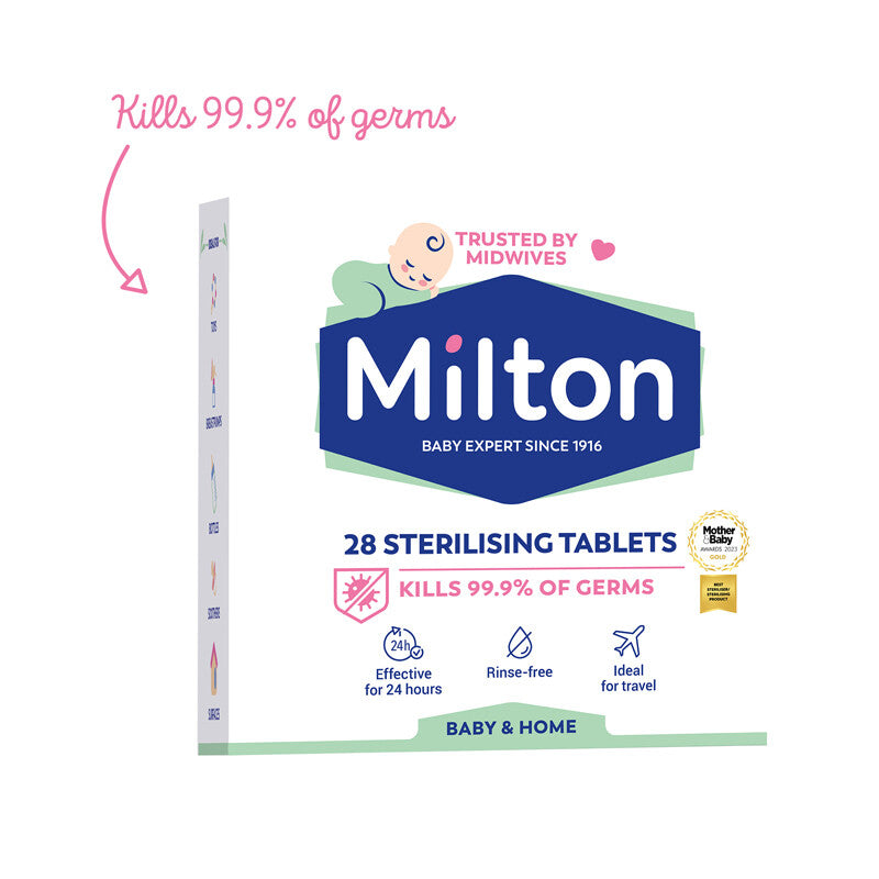 Milton Sterilising Tablet Baby Soother Sanitising Dummy Germs Cleaner Milton