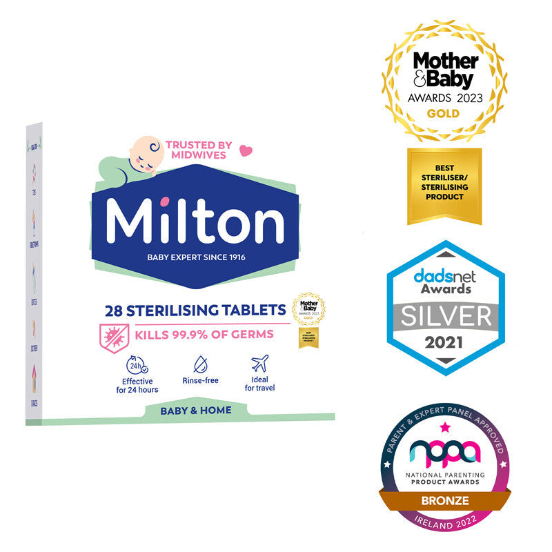 Milton Sterilising Tablet Baby Soother Sanitising Dummy Germs Cleaner Milton